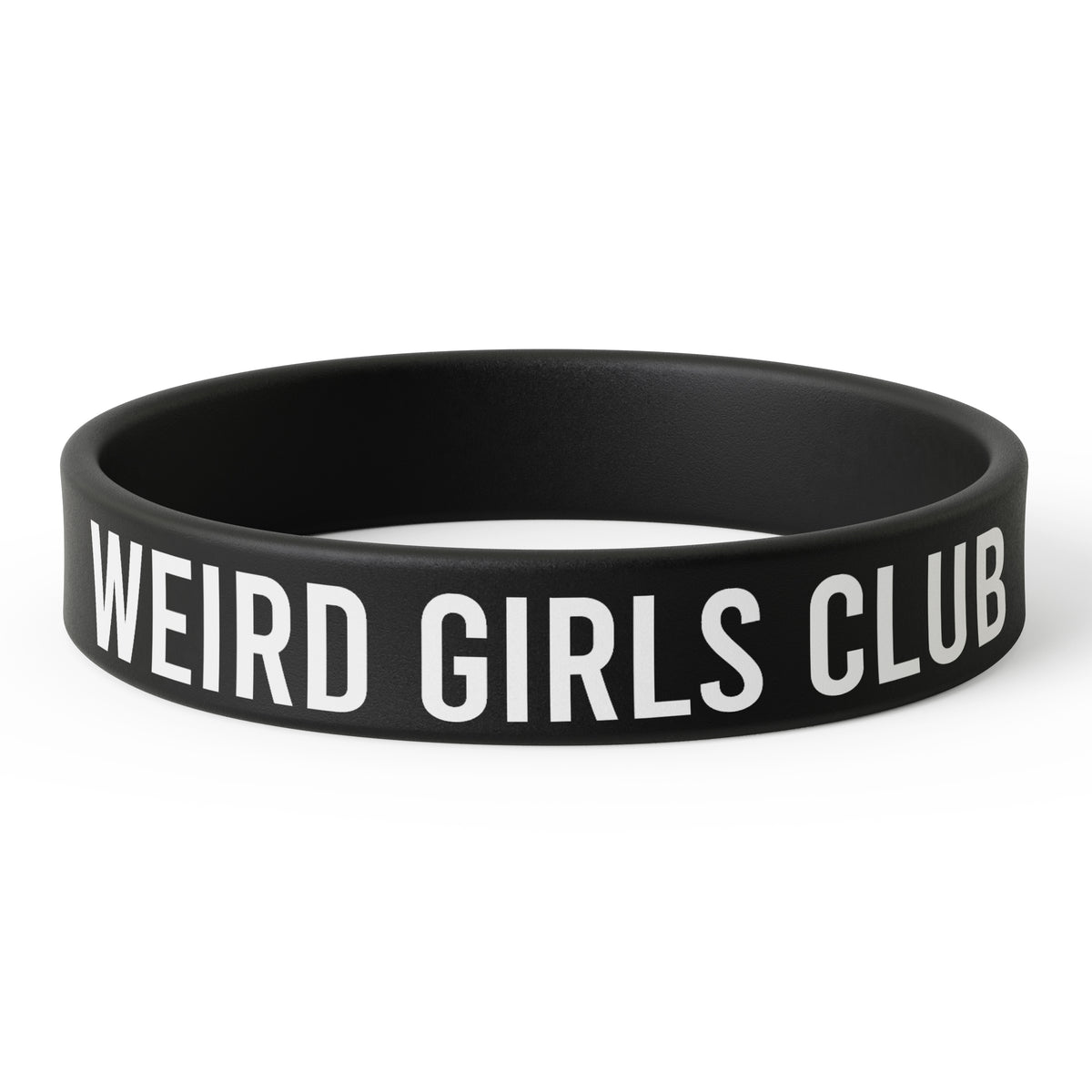 Wholesale ​Weird Girls Club Silicone Wristband - Shady Front