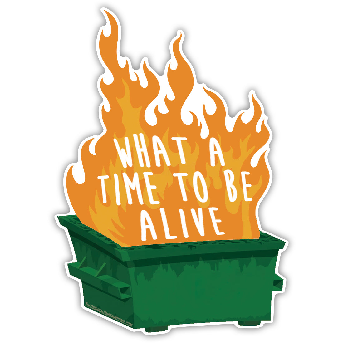 Wholesale ​What a Time to Be Alive Flexible Magnet - Shady Front