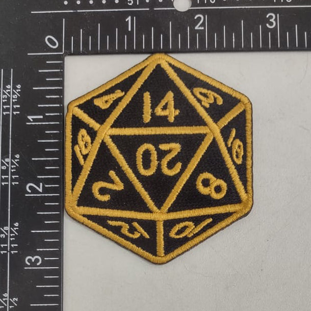Wholesale ​20 Sided Die Patch - Shady Front