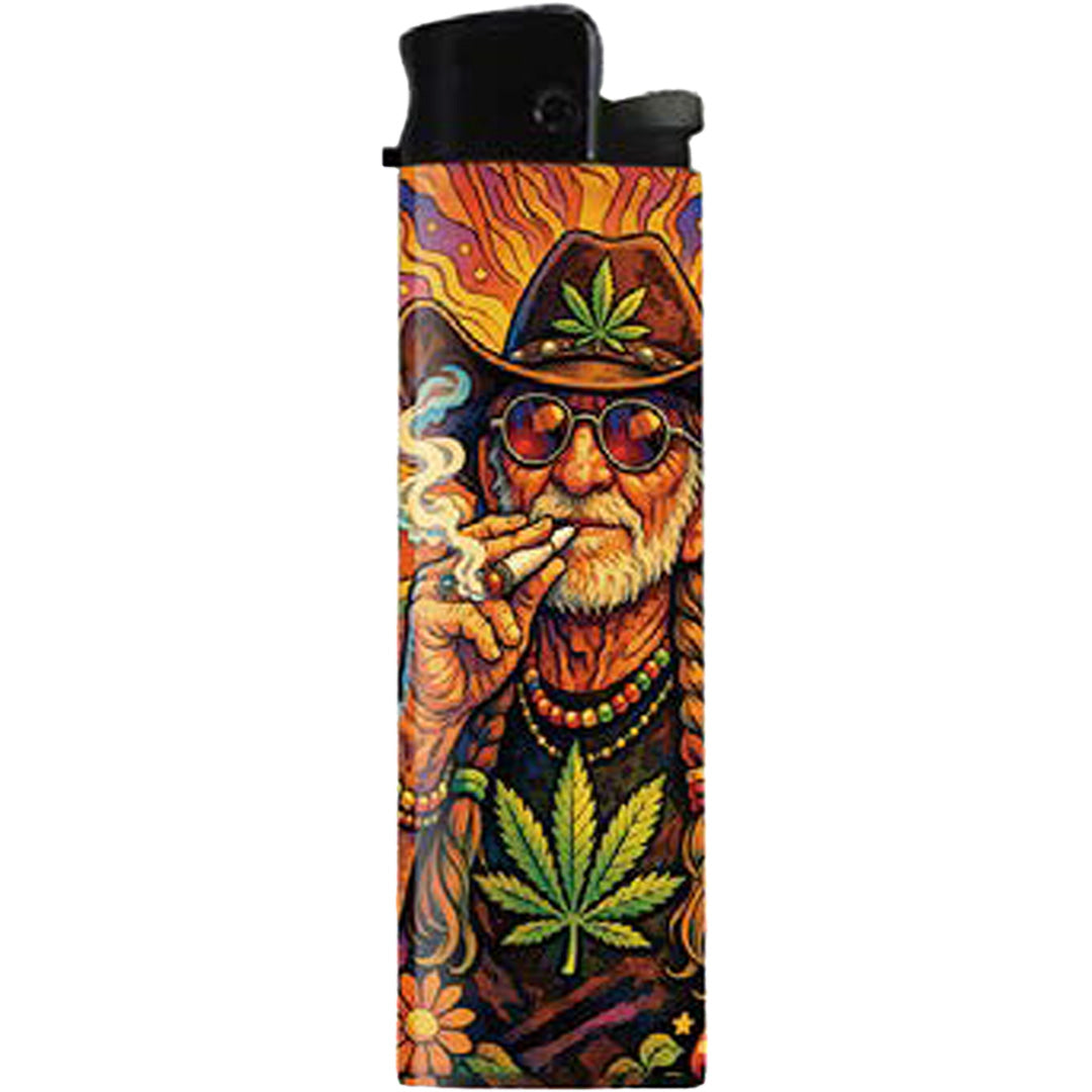 Wholesale ​Willie the Cosmic Cowboy Lighter - Shady Front