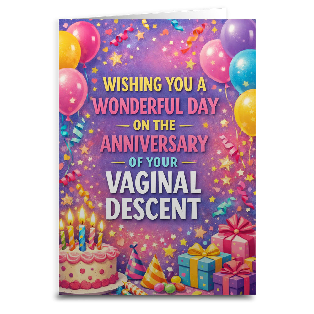 Wholesale ​Wishing You a Wonderful Anniversary Birthday Card - Shady Front