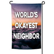 Wholesale ​World's Okayest Neighbor Garden Flag - Shady Front