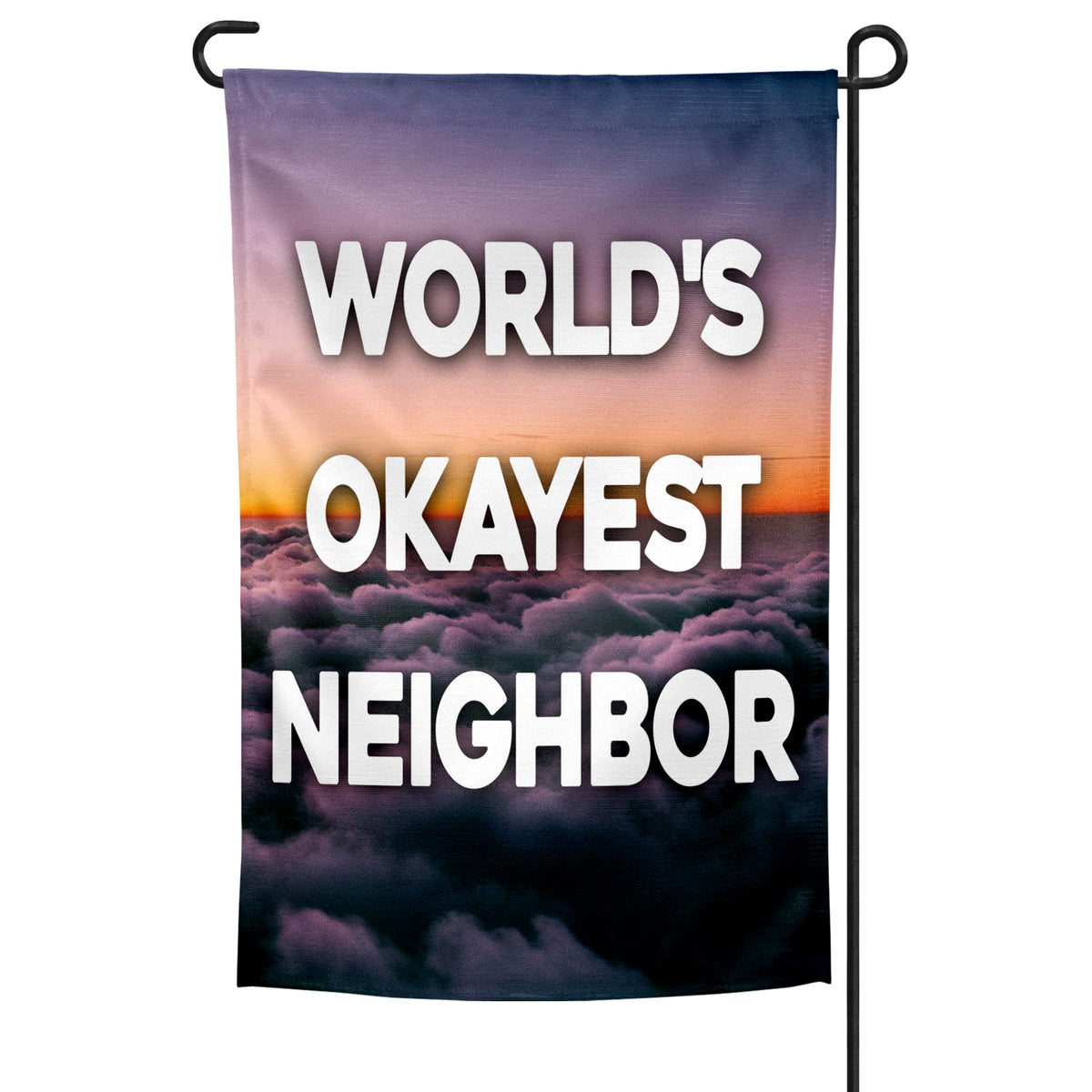 Wholesale ​World's Okayest Neighbor Garden Flag - Shady Front
