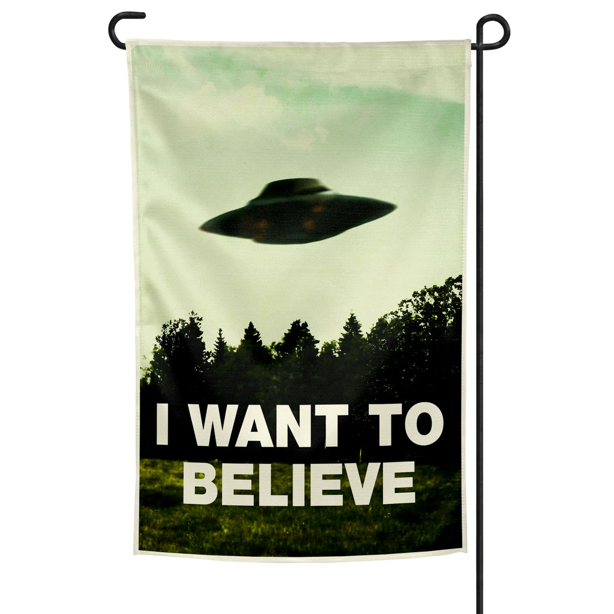 Wholesale ​I Want To Believe Garden Flag - Shady Front