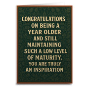 Wholesale ​You Are Truly an Inspiration Greeting Card - Shady Front