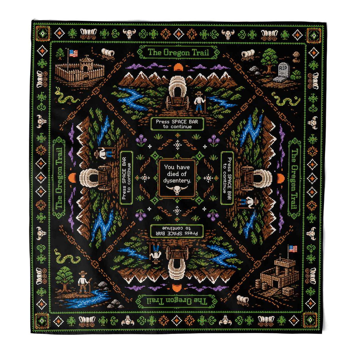 Wholesale ​You Have Died of Dysentery Bandana - Shady Front