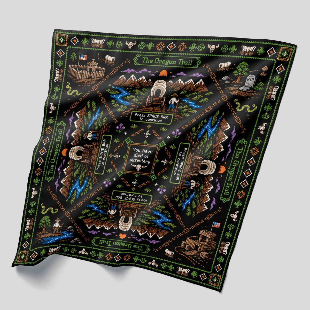 Wholesale ​You Have Died of Dysentery Bandana - Shady Front