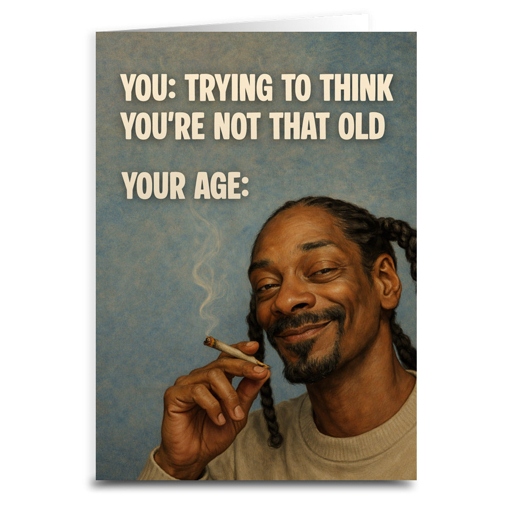 Wholesale ​Your Age is High Birthday Card - Shady Front