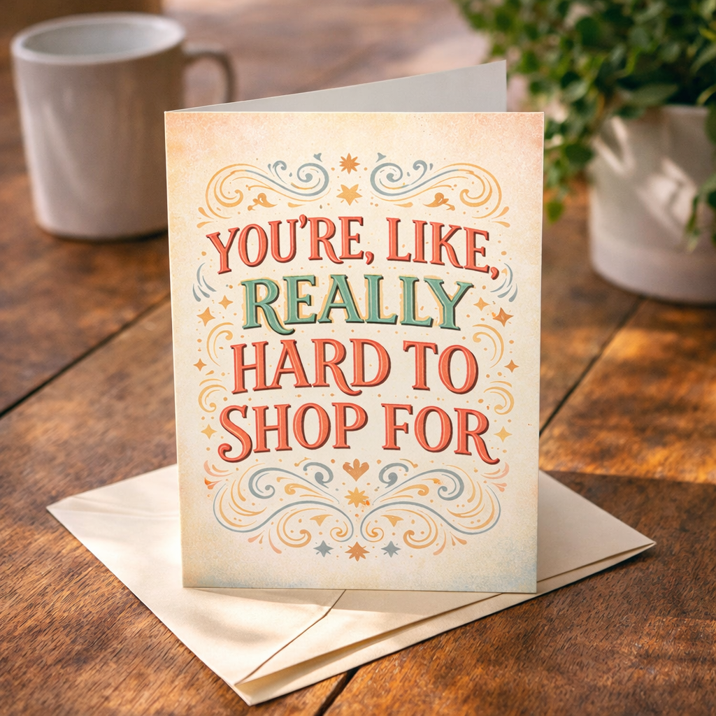 Wholesale ​You're Like Really Hard to Shop For Card - Shady Front