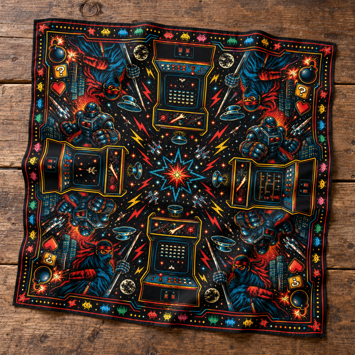 Wholesale ​Arcade after Dark Bandana - Shady Front