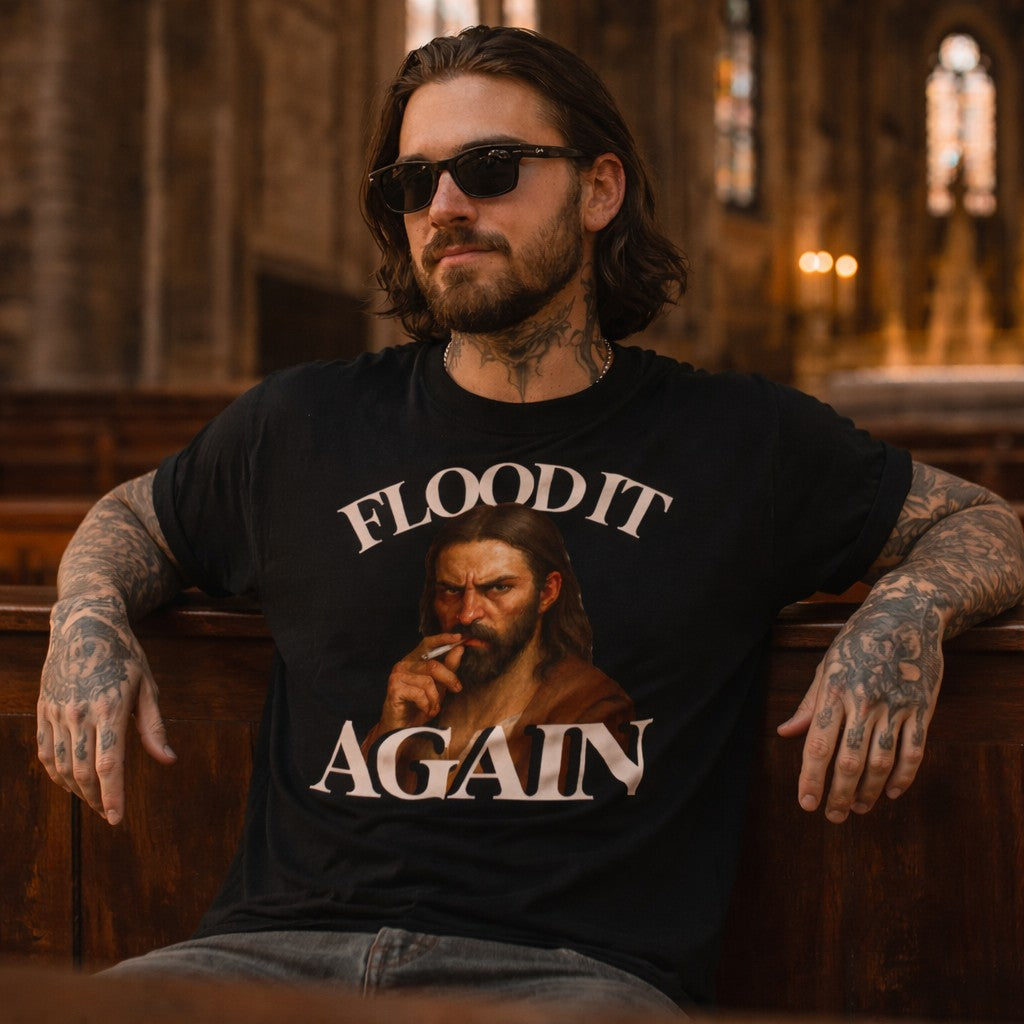 Wholesale ​Flood It Again T-Shirt - Shady Front
