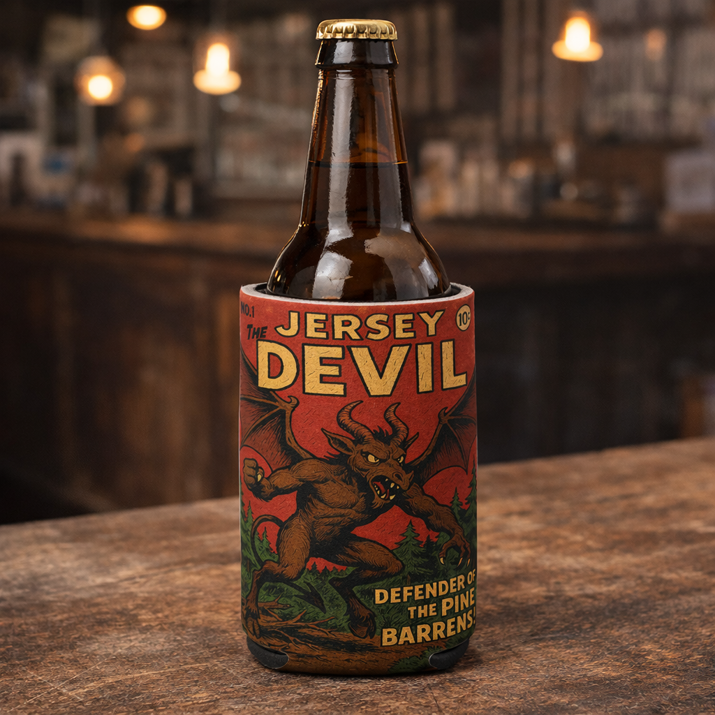 Wholesale ​Jersey Devil Number One Can Cooler - Shady Front