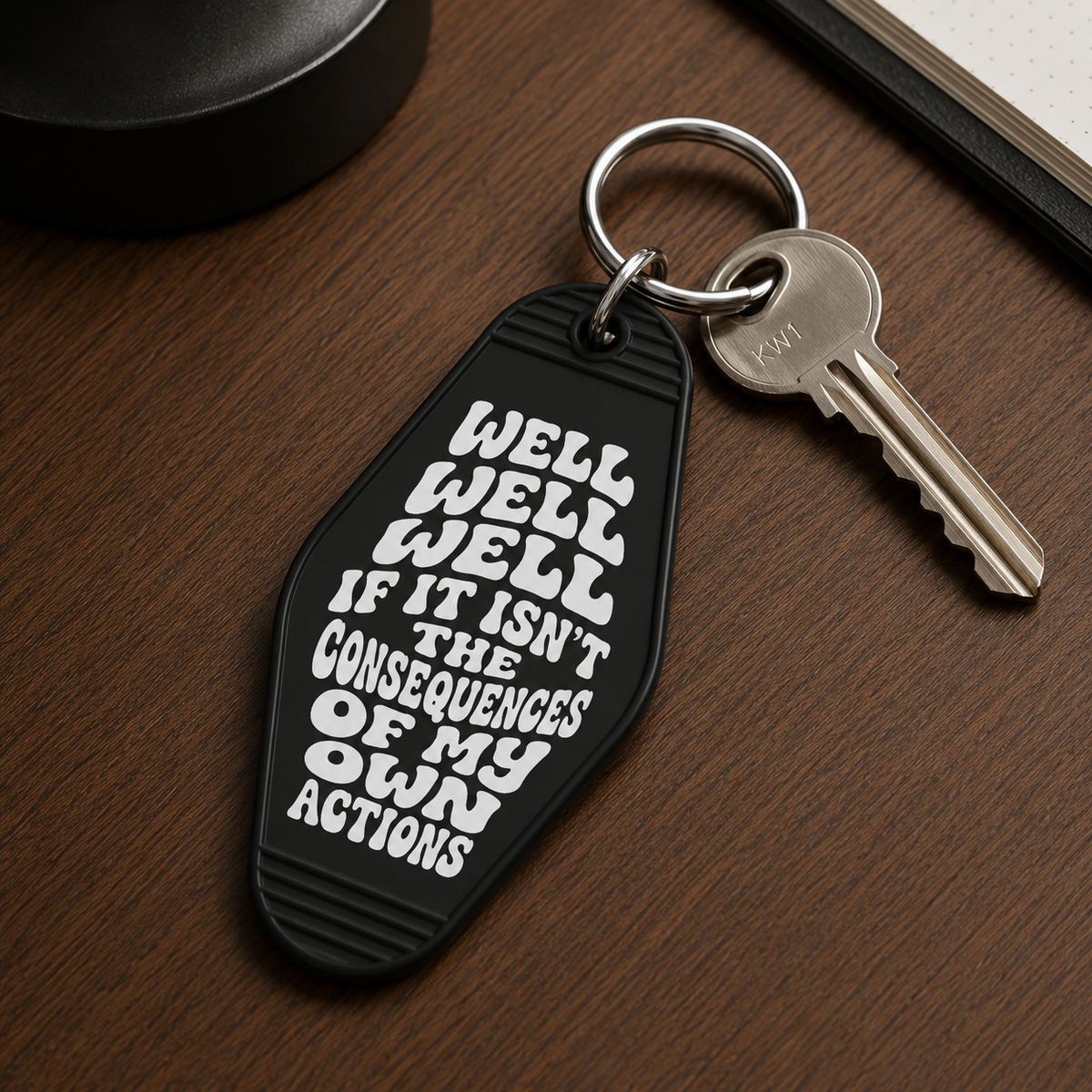 Wholesale ​Well If It Isn't the Consequences Room Keychain - Shady Front