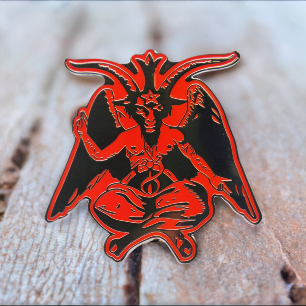 Wholesale ​Baphomet Enamel Pin - Shady Front