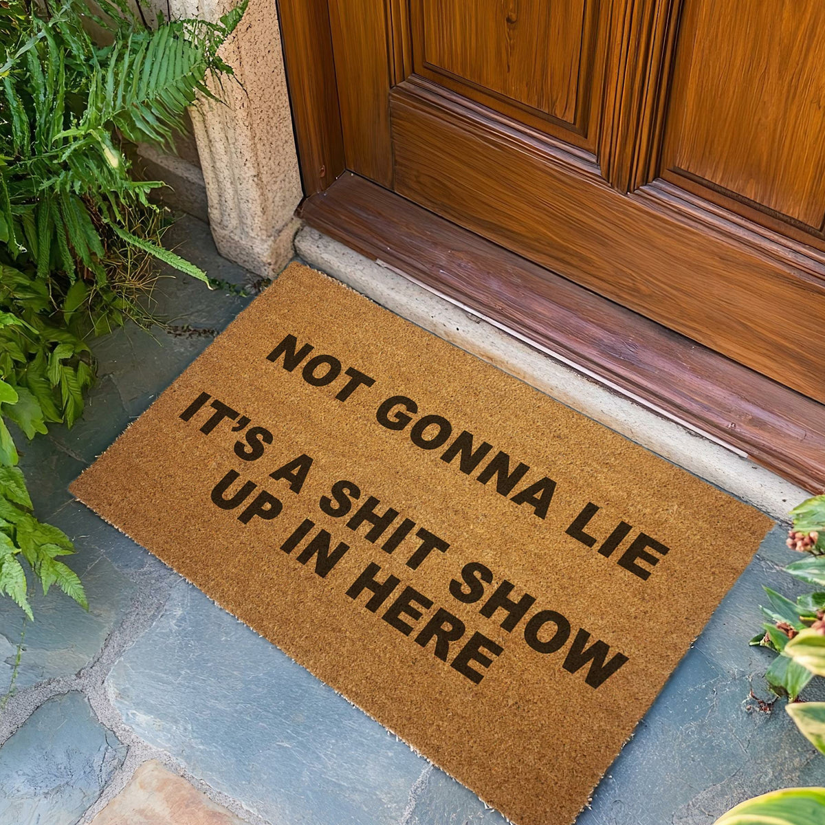 Wholesale ​Not Gonna Lie It's a Sh-t Show Door Mat - Shady Front