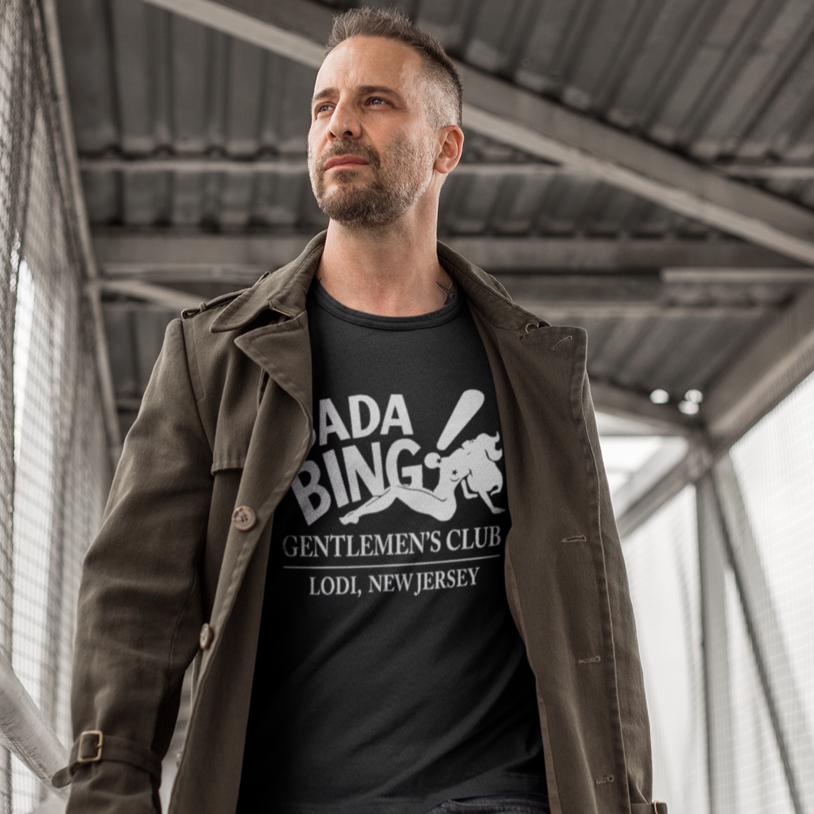 Wholesale ​Bada Bing Gentlemen's Club T-Shirt - Shady Front