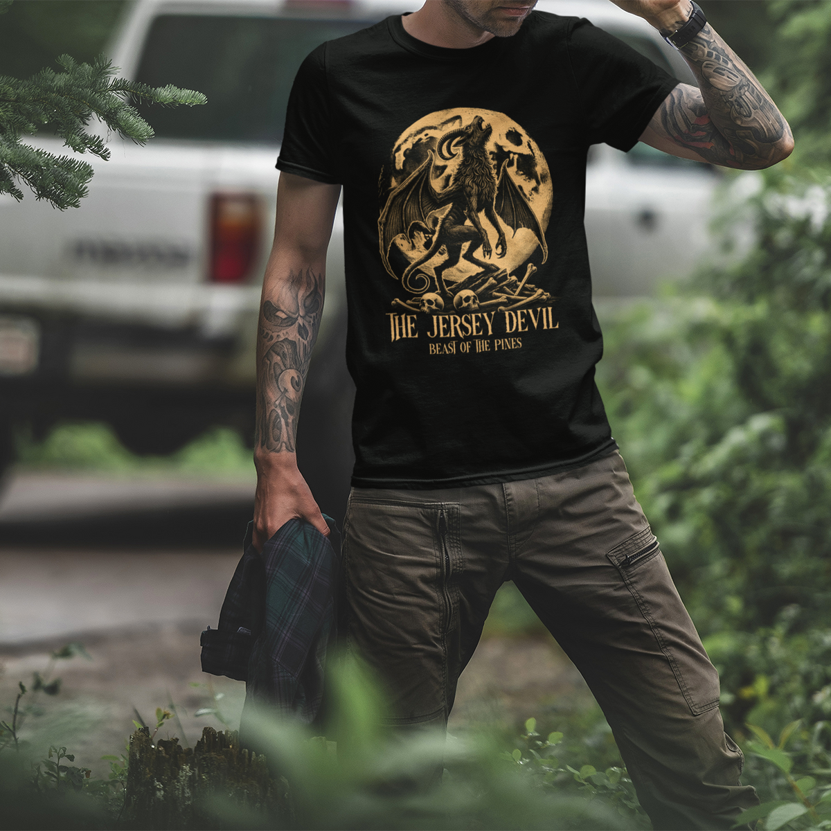 Wholesale ​Jersey Devil Beast of the Pines T-Shirt - Shady Front