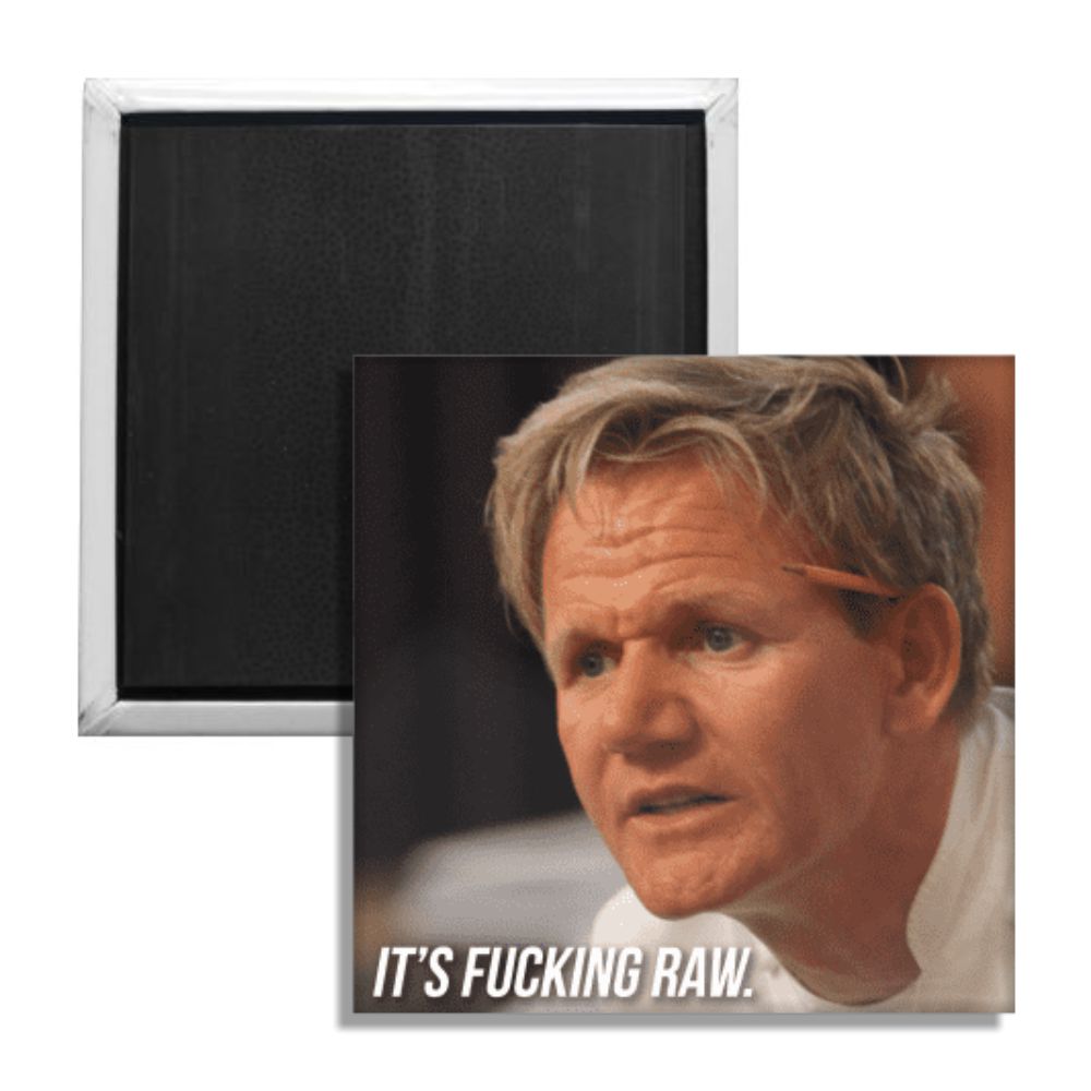 Wholesale ​Gordon Ramsay "F - king Raw" Fridge Magnet - Shady Front