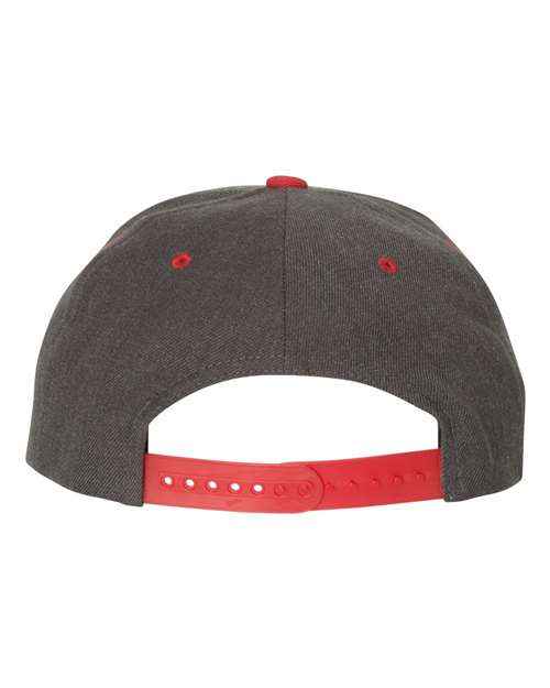 Wholesale ​Red + Heather Grey "NJ" Hat - Shady Front