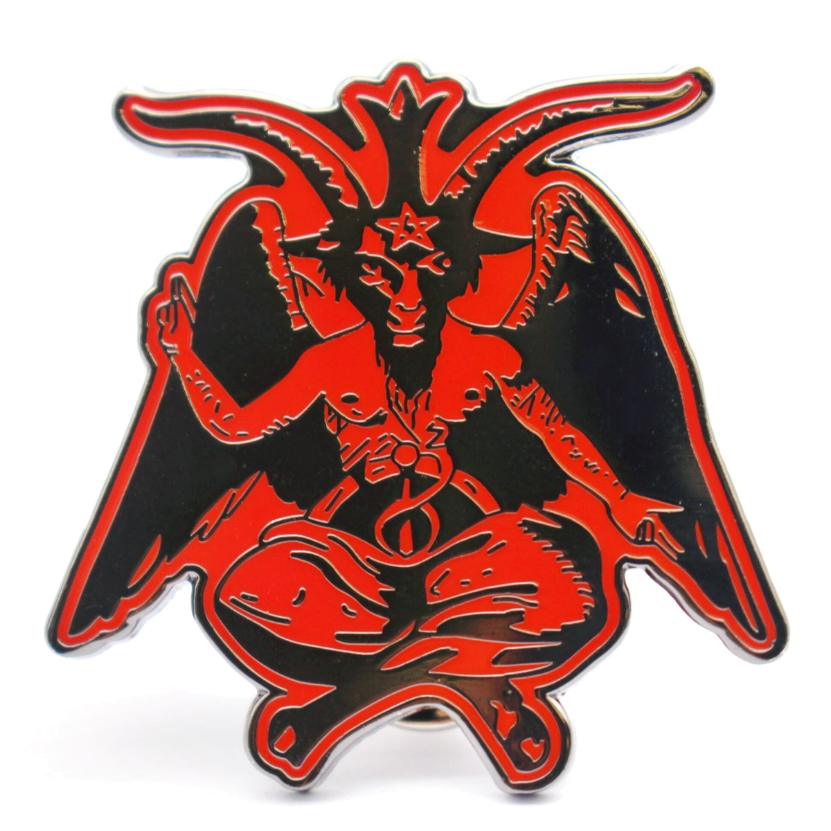 Wholesale ​Baphomet Enamel Pin - Shady Front