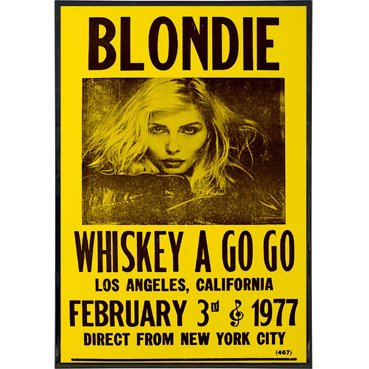 Wholesale ​Blondie 1977 Show Poster Print - Shady Front