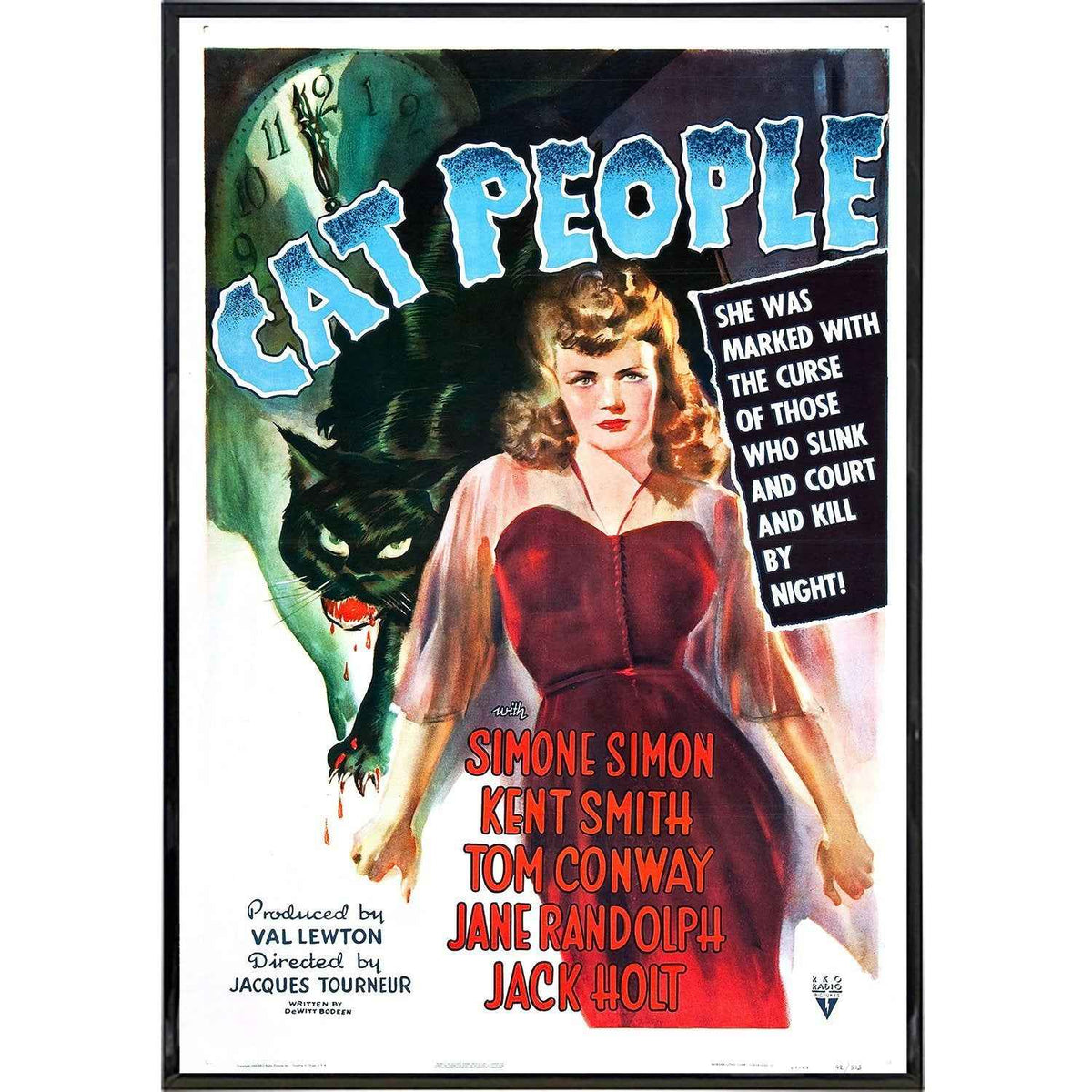 Wholesale ​Cat People Film Poster Print - Shady Front