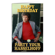 Wholesale ​Party Your Hasselhoff Birthday Card - Shady Front