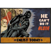 Wholesale ​Enlist With Darth Vader Poster Print - Shady Front