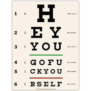 Wholesale ​Eye Test Chart Flexible Magnet - Shady Front