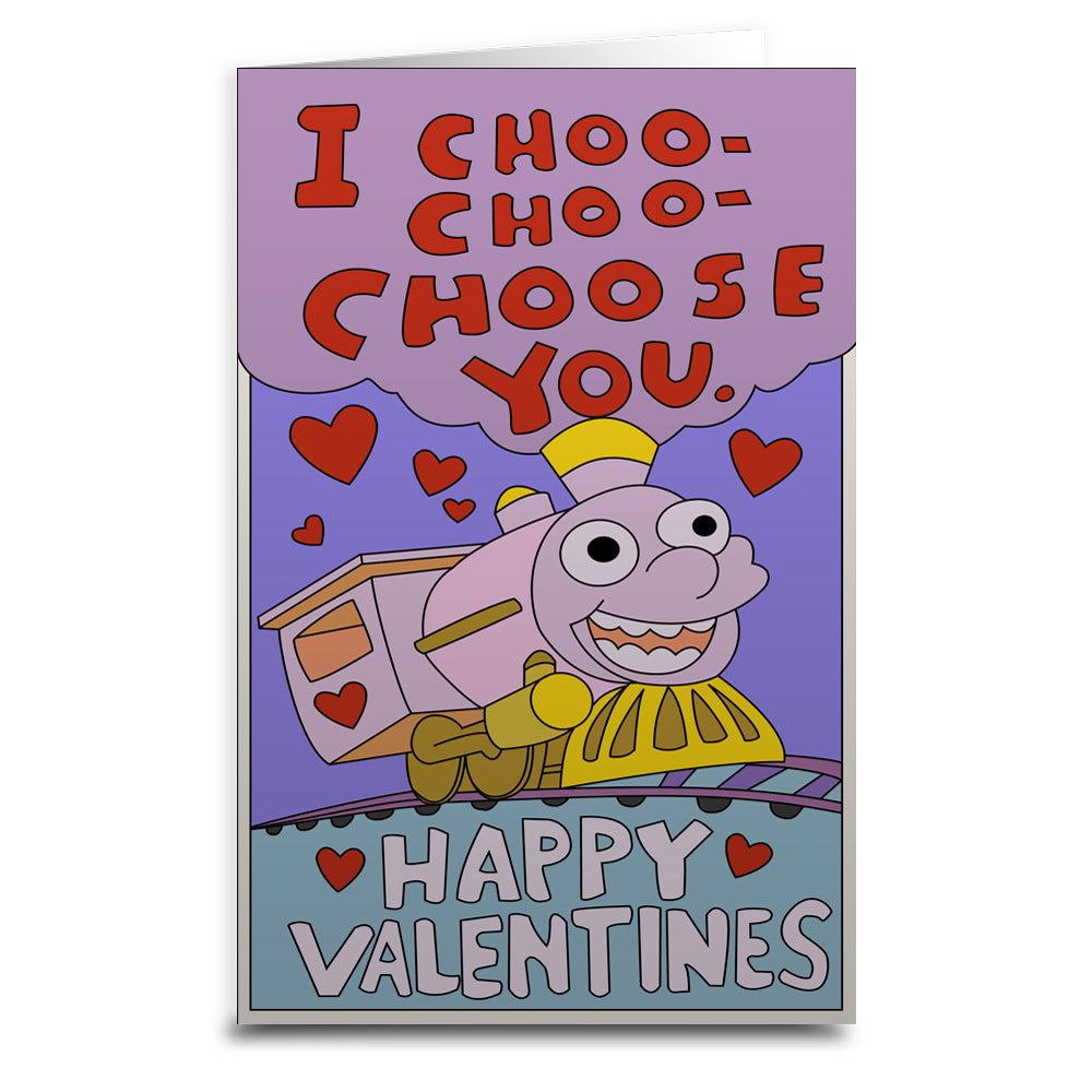 Wholesale ​I Choo-Choo-Choose You Greeting Card - Shady Front