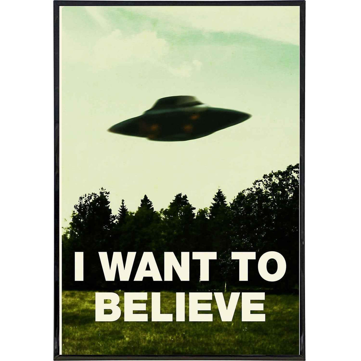 Wholesale ​X-Files "I Want To Believe" Poster Print - Shady Front