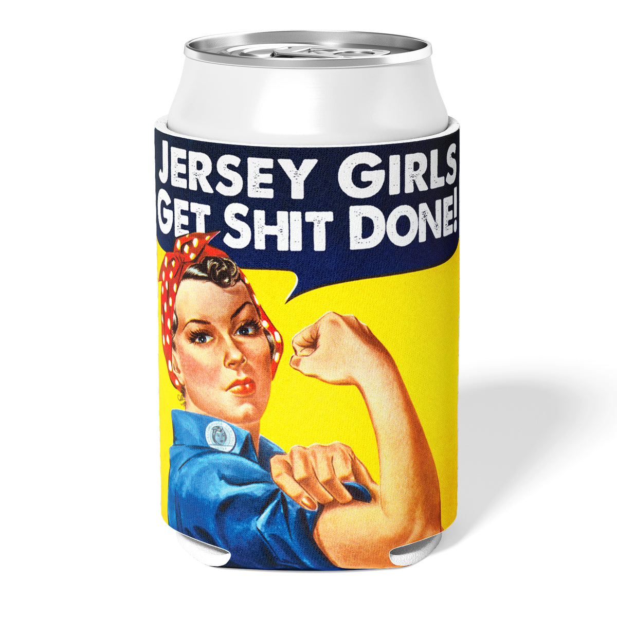 Wholesale ​Jersey Girls Get Sh-t Done Can Cooler - Shady Front