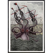 Wholesale ​Kraken Illustration Vintage Print - Shady Front