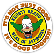 Wholesale ​Krusty Seal of Approval Sticker - Shady Front