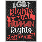 Wholesale ​LGBT "Don't Be a Dick" Sticker - Shady Front