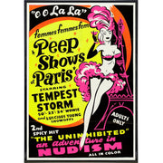 Wholesale ​Peep Shows of Paris Film Poster Print - Shady Front