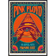 Wholesale ​Pink Floyd 1970 Fillmore Show Poster Print - Shady Front