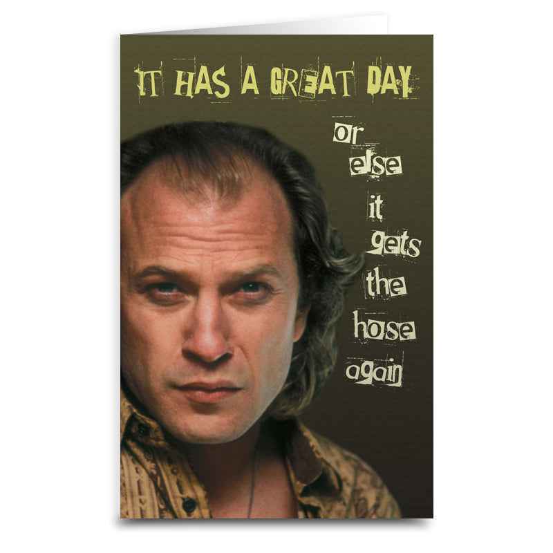 Wholesale ​Silence of the Lambs "Gets the Hose" Greeting Card - Shady Front