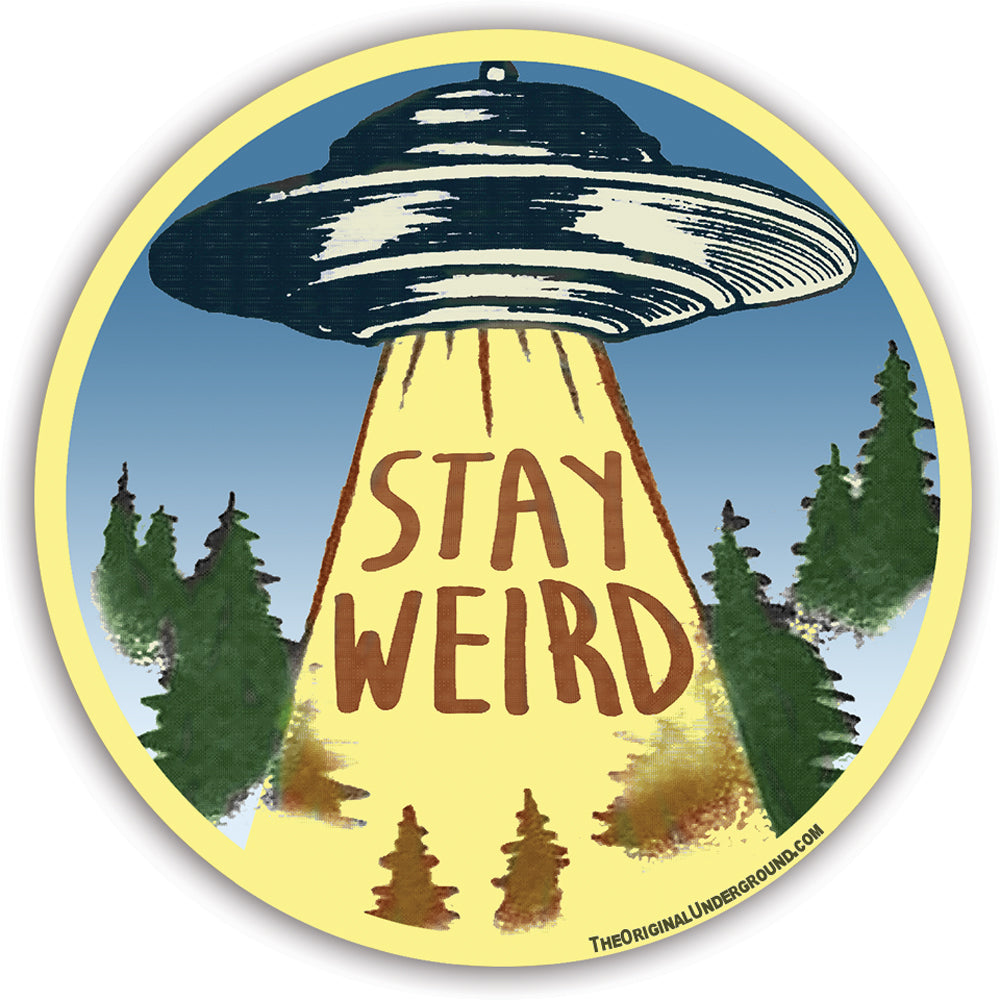 Wholesale ​Stay Weird Flexible Magnet - Shady Front