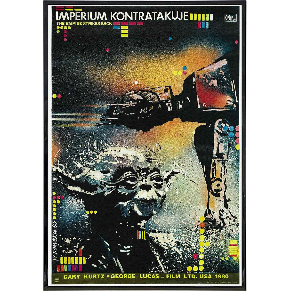 Wholesale ​Star Wars Polish "Empire" Film Poster Print - Shady Front