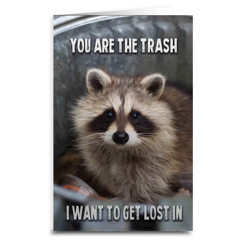 Wholesale ​You Are the Trash Greeting Card - Shady Front